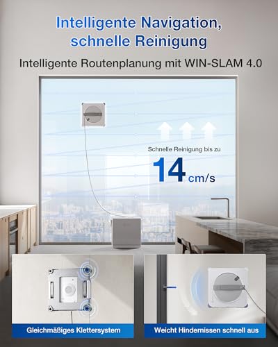 ECOVACS WINBOT W2S Omni Fensterputzroboter mit Multifunktionsstation – Ansicht 6