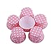 Alvinlite Mini Backförmchen Mini Candy Nuss Pappbecher Papier Cupcake Liner für Zuhause DIY Party Hochzeitstorte Shop(Rosa)