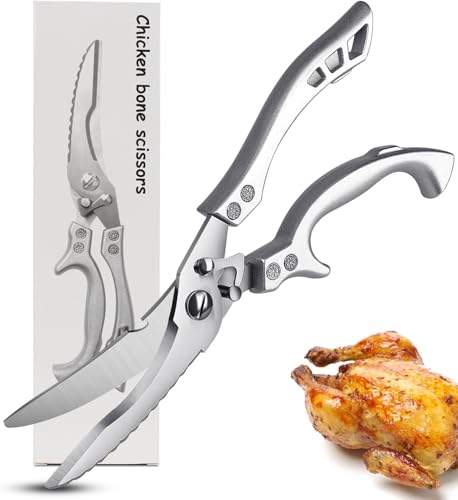 MOSFiATA Geflügelschere Küchenschere, Schere Küche Scharfe Edelstahl Knochenschere...