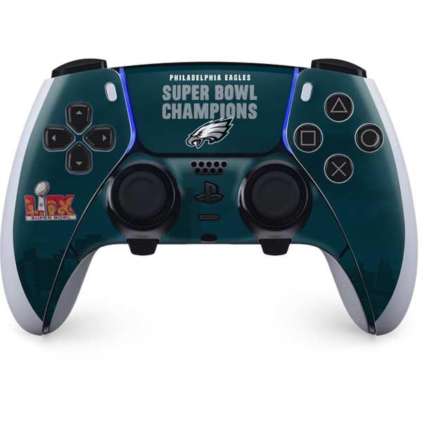 Skinit Decal Gaming Skin Compatible with PS5 DualSense Edge Pro Controller - Officially Licensed NFL Philadelphia Eagles Super Bowl LIX Champions Design
