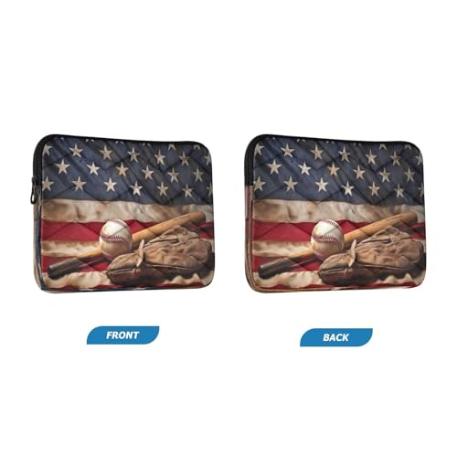 Funda para portátil 13-14 pulgadas con bandera americana miniatura 2
