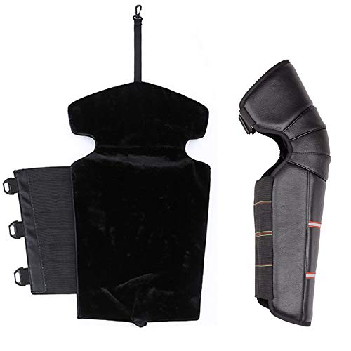 Surla Winter Riding Windproof Leg Plus Velvet Thickened Warmth Cold-Proof Knee Pads Half Chap