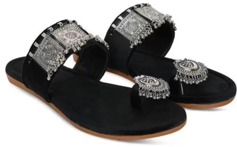 ethnic sleeper flip flop for women, rajasthani chappal, trendy flat, (4) (B0CW5CTTPR) Amazon Price History, Amazon Price Tracker