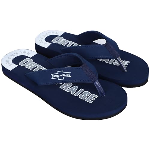Image of Extra Soft Orthopaedic Comfort Slippers for Men | Anti-Skid, Arch Support, Doctor Recommended Flip Flops | Relax Footwear for Heel & Ankle Pain Relief