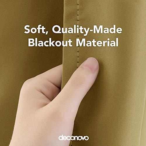 Image of Deconovo Room Divider Curtains for Living Room 84 Inches Long, Door Curtain