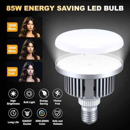 LINCO Lincostore Softbox Photography Lighting Kit 16'' x 16'' Professional Softbox Lighting Kit with 85W 3000-6500K LED Bulbs, Studio Lights for Photography/Video Recording/Live Streaming - Image 6