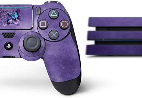 Skinit Decal Gaming Skin compatible with PS4 Pro Console and Controller Bundle - Officially Licensed Tate and Co. Butterfly Celtic Knot Design