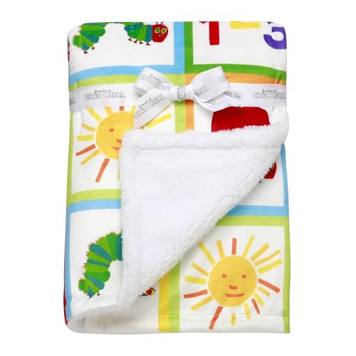 Plush Very Hungry Caterpillar Baby Blanket