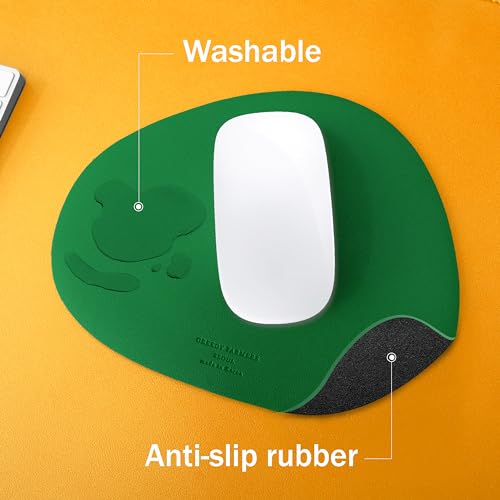 Image of GREEDY FARMERS Mouse pad, Non-Slip Washable Waterproof Computer Mouse pad (Forest Green)
