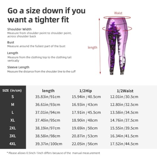 Leggings de Navidad morados para mujer conjuntos deportivos cómodos que no se transparentan 5