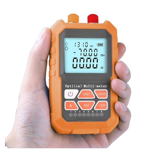 OTDR para instalaciones de fibra FTTH con fuente de luz y localizador de fallos 5