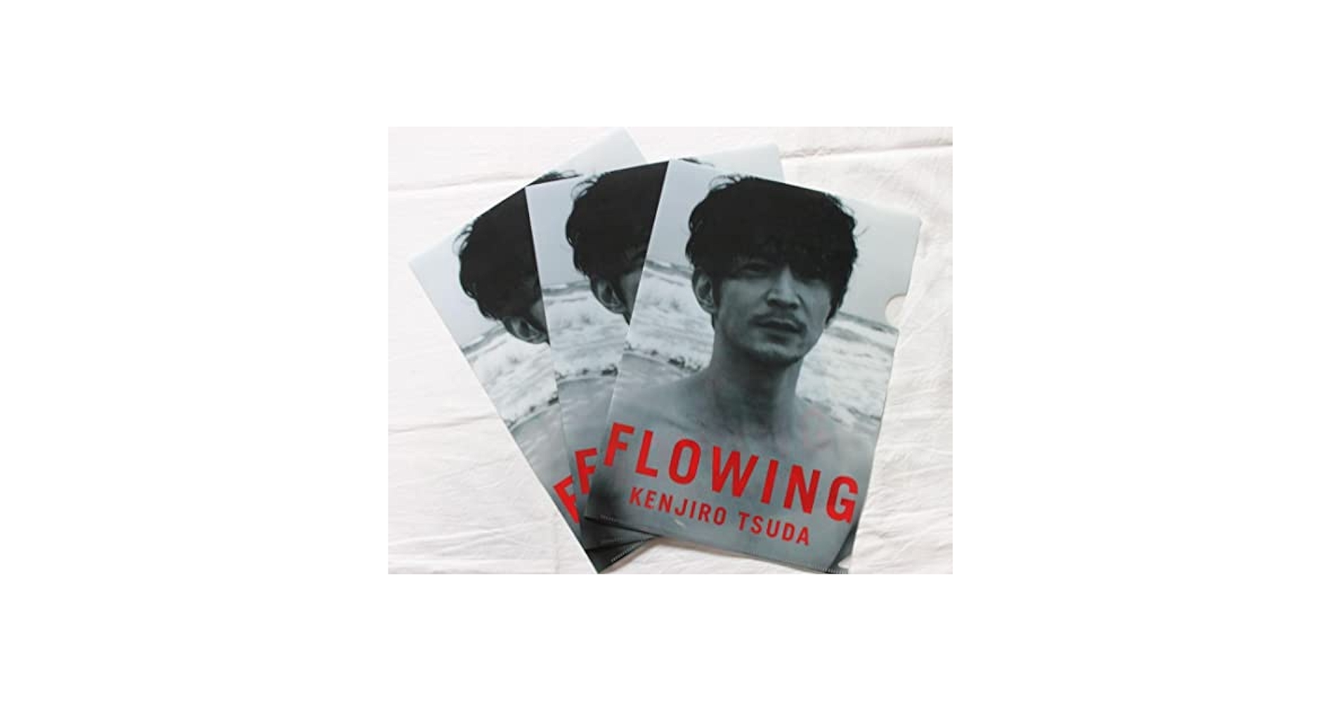Amazon.co.jp: 津田健次郎写真集 FLOWING 特典クリアファイル 3