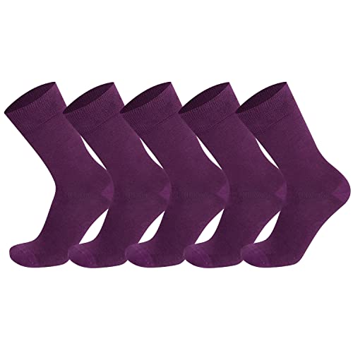 Image of Mysocks Unisex Extra Fine Combed Cotton Crew Socks |5 Pairs Set | Seamless Toe | Make Your Steps Enjoyable