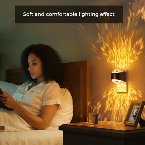 Image of L LOHAS LED Night Lights Plug into Wall, Projector Night Light with Dusk to Dawn Sensor,1600K /3000K /5000K Adjustable, Nightlight for Kids Hallway Christmas Gift