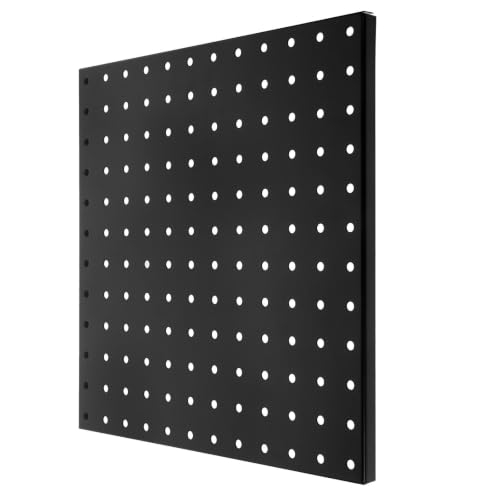 Tablero perforado de metal negro VALICLUD organizador para herramientas taller