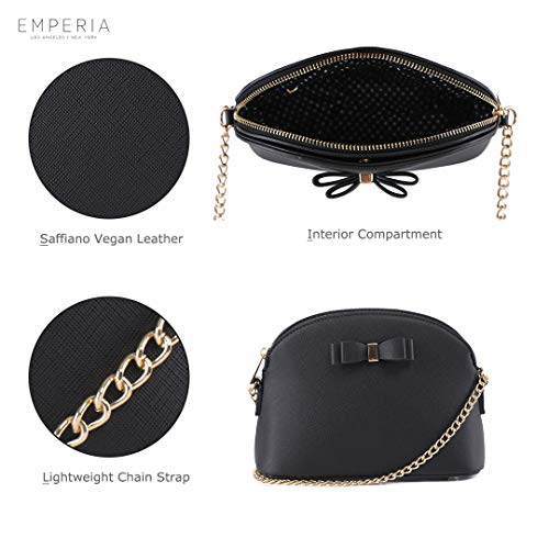 Emperia Small Cute Faux Leather Dome Series Crossbody Bags Shoulder Bag Purse Handbags for Women4