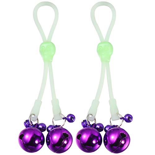 HEALLILY 2 Peças de Grampo de Mamilo Não Perfurado Grampo de Mamilo Ajustável para Casais (Corda de