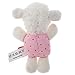 SIGIKID 41189 Rassel Schaf Red Stars Mädchen und Jungen Babyspielzeug empfohlen ab Geburt rosa