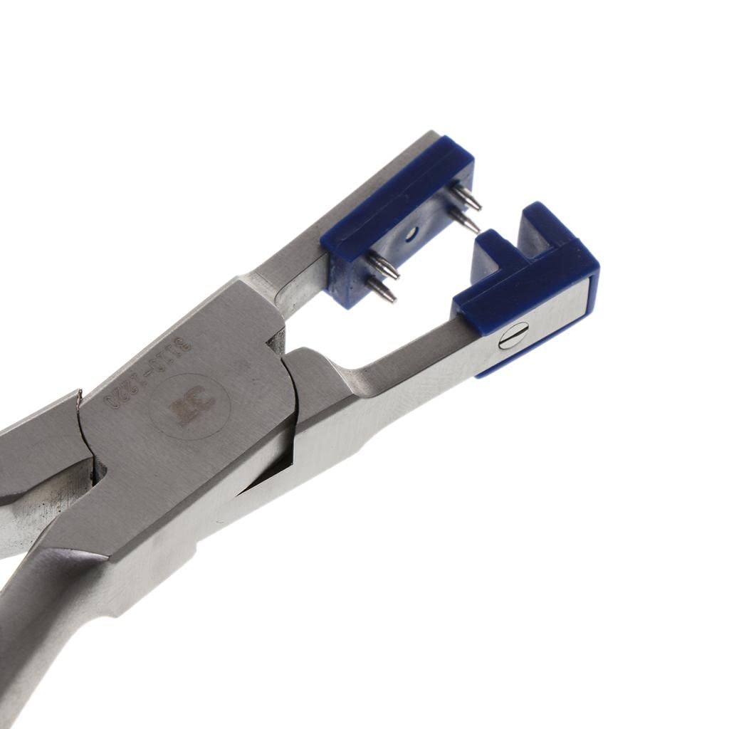 Pince de réparation de lunettes sans cadre, pince à lunettes, accessoires pour lunettes - Bleu