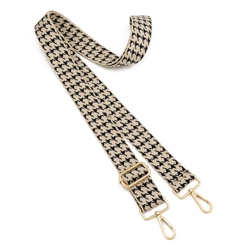 Image of ZOOEASS Wide Shoulder Strap Adjustable Replacement Belt Guitar Style Crossbody Bag Handbag Strap Multicolor Canvas Straps(Wide:1.5in)(Color24)