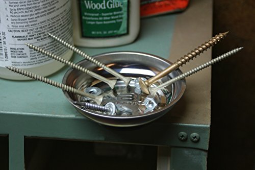 Abn Magnetic Tray For Mechanics, Magnetic Parts Tray Magnetic Bowl - Magnetic Tool Holder - 4.2 Inch Round 1-Pack #TOP5