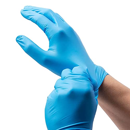 RXSHOPY® Nitrile Xtra Large Blue Non-Sterile Powder Free Medical Examination Disposable Hand Gloves Uses for Household, Industrial, Cooking, Hair Dye, Laboratory (Pack of 20 Pcs) (B09PHDJWPG) Amazon Price History, Amazon Price Tracker