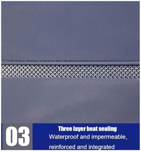 Pantalones de pesca impermeables con botas integradas PVC 38 4