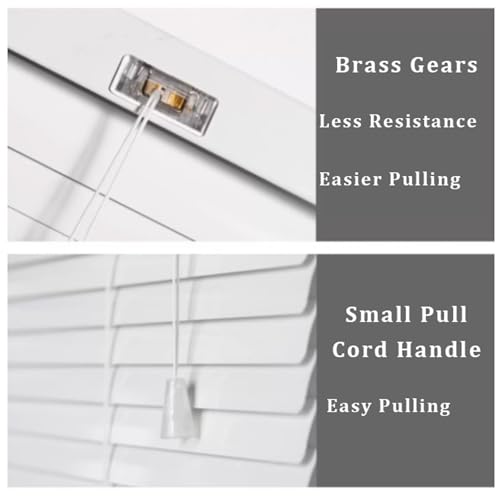 Mini persianas venecianas de aluminio con sistema ajustable para ventana 7