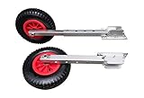 Brocraft Delux Boat Launching Wheels/Delux Boat Launching Dolly 12' Wheels for Inflatable Boats & Aluminum Boats