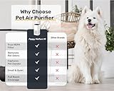 The Pet Air Purifier, Dog Parenting Insider with True HEPA 3-in-1 Filters, Covers Up To 990 FT, with 360°Air Inlet (White) - Image 4