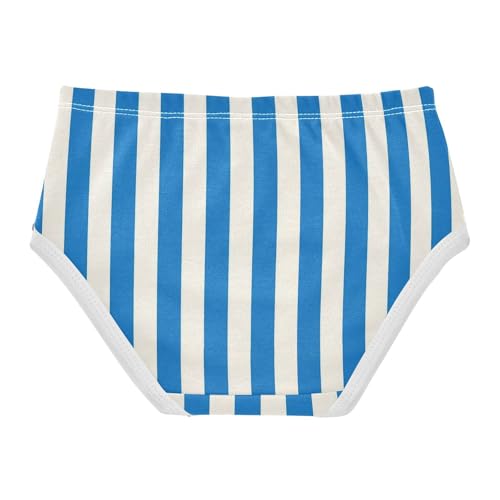 Blue White Stripe Toddler Girls's Underwear 2T 23008962