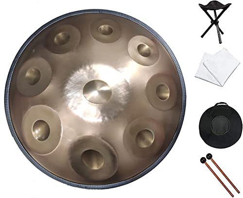 Tambor Handpan D Minor 22" 9 Notas con Bolsa y Soporte