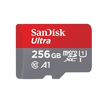 Cartão de Memória MicroSDXC 256GB Sandisk Ultra Classe 10 100MB/s