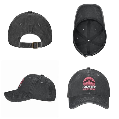 Gorra de béisbol Flamingo ajustable unisex miniatura 6