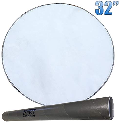 Fireproof Mat, Fire Pit Mat: ( 32") Pad Deck Protector, Burn Barrel, Fire