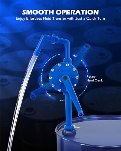 Image of OMT 55 Gallon Drum Pump, Hand Water Pump Fits 5 to 55 Gallon Drums