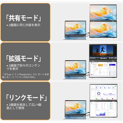 Newsoul デュアルモバイルモニター 15.6インチ