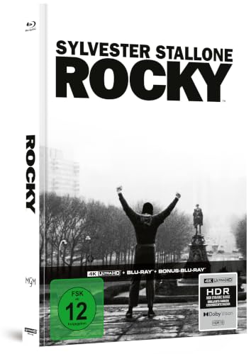 Rocky (Cover A) – 4K Mediabook (UHD + Blu-ray Disc + Bonus Blu-ray)