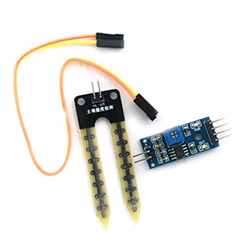 Gugutogo Soil Hygrometer Detection Module Sensor Module Robot Smart Car Soil Humidity Alarm Device Detecting Soil Moisture