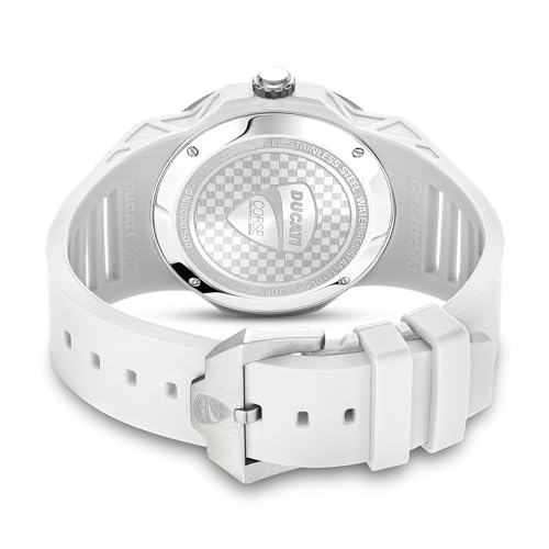 Ducati Analog White Dial Men's Watch-DTWGN0000508 - Image 3