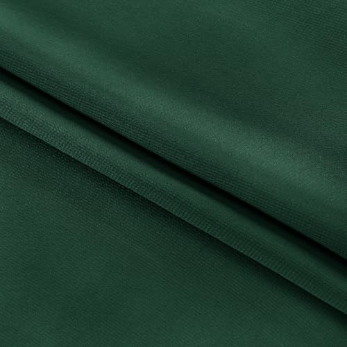 Image of Emerald Green Chiffon Fabric by The Yard Continuous Arch Fabric 3 Yards | Pre-Cut Chiffon Draping Panels Airy Wedding Arch Draping Fabric 60 inch Wide for Events Backdrop Ceiling Decor DIY Craft Use