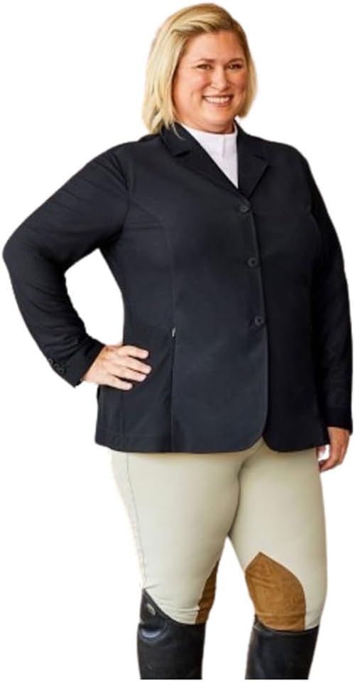 RJ Classics Harmony Plus Mesh English Show Coat - Black