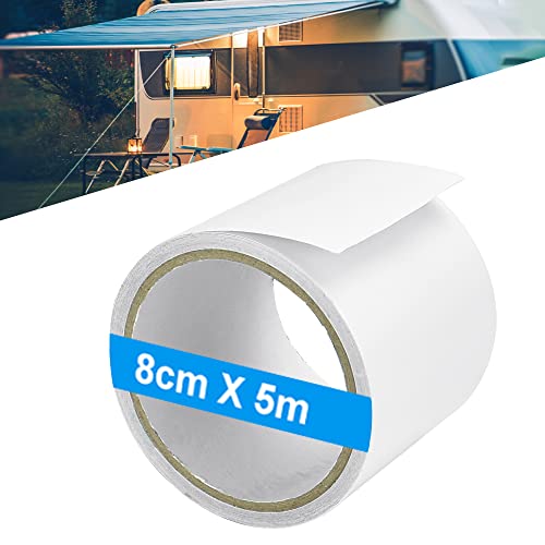 HAOMEEDUO 8cm x 5m Cinta Adhesiva Reparadora Transparente, Cinta Invernadero Impermeable, Parche...