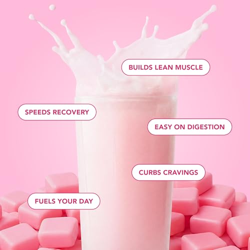 Image of Clean Simple Eats Clear Protein Drinks, 20g Grass Fed Whey Protein Isolate, Ultra Filtered, Light & Refreshing Beverage, Low Lactose, Pink Burst Flavor, 20 Servings
