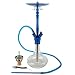 Produktbild ShishaMe® Alula Beauty Premium Shisha Komplettset 70 cm mit 4 Anschlüssen - Blau
