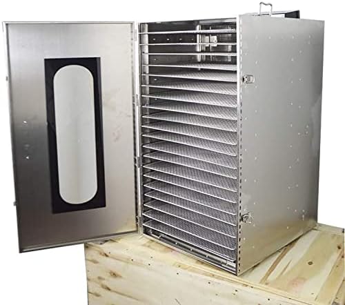 Miniatura 6 de INTSUPERMAI Máquina deshidratadora de alimentos de 20 capas, máquina comercial de acero inoxidable para secador de frutas y verduras, secadora de