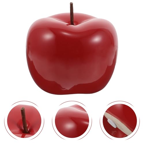 Statuette de pomme céramique Cabilock comme décoration de table salon