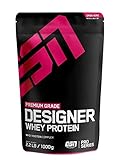 ESN Designer Whey Protein: bajo en grasas y carbohidratos. Por lo tanto, muy versátil, ideal para hacer dieta y fortalecer: 2500 g (tarta de queso con arándanos)