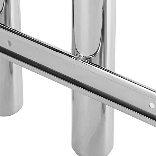 Hyddnice Fishing Rod Holder 316 Stainless Steel Fishing Rod Rack Mirror Finish For Marine Boat Yacht Camper (3 Tube) #TOP7
