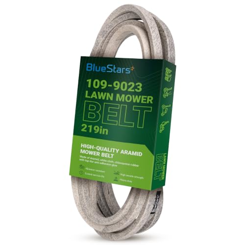 Image of BlueStars 109-9023 Deck Belt Aramid Cord Belt 5 /8 inch x 219 inch | Deck Belt for Exmark 72 Inch Deck Lazer Z X, Next Lazer Z Series Zero-Turn Mowers - Replaces 1099023 135-5777 135-5777-SL